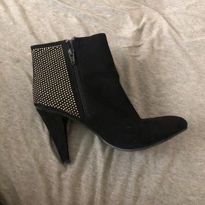 High Heel Studded Boots